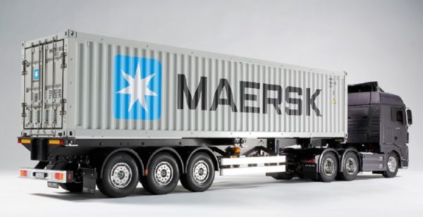 TAMIYA 56326 1/14 RC Truck Series no.26 40-Foot Container Semi-Trailer for Tamiya 1/14 R/C Tractor Truck