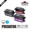 OMG LP-16BF-BK LP brushless 8.4V 0.045sec 15kg (Black/Red/Violet)