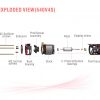 Surpass Hobby 540 V4S 3.5T Sensored Brushless Motor for Modified Stock 1/10 1/12 F1 Car