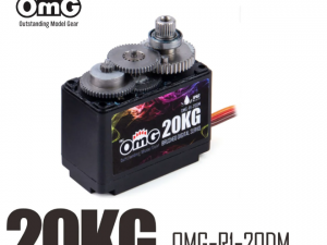 OMG R1-20DM Std Stainless Gear waterproof 7.4V 0.112s 23kg