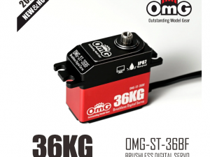OMG ST-36BF-RD Std Coreless 8.4V 0.075sec 37kg RED