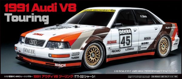 Tamiya 58682A 1991 AUDI V8 TOURING (TT-02)