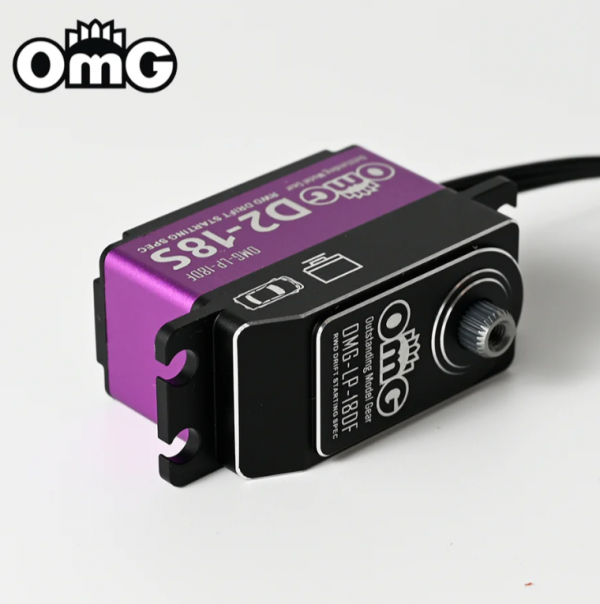 OMG LP-18DF-B LP RWD DRIFT SPEC 7.4V 18kg (Black/Red/Violet)