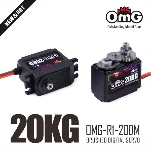 OMG R1-20DM Std Stainless Gear waterproof 7.4V 0.112s 23kg