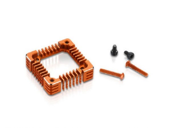 HobbyWing 30850305 3010 Fan Adapter for XR10 Pro G2-Orange(W/3010 FAN)