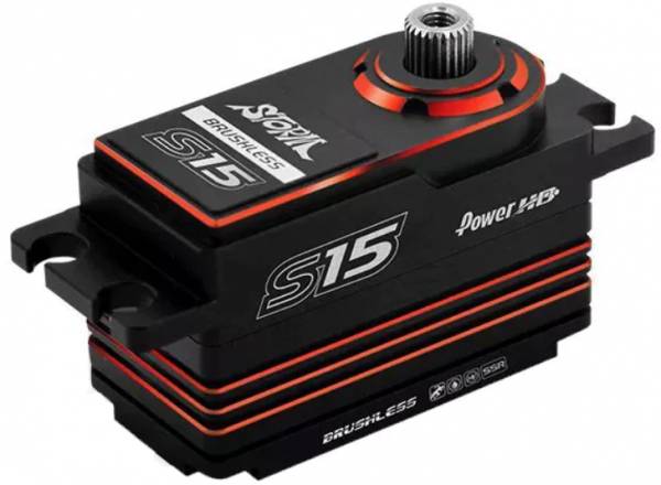 Power HD S15-R HV Brushless Servo SSR mode compatible Red