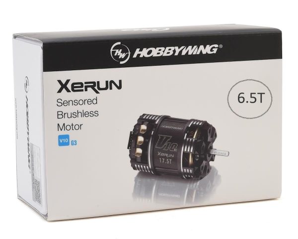 HobbyWing 30401109 XERUN-V10-6.5T-BLACK-G3G3