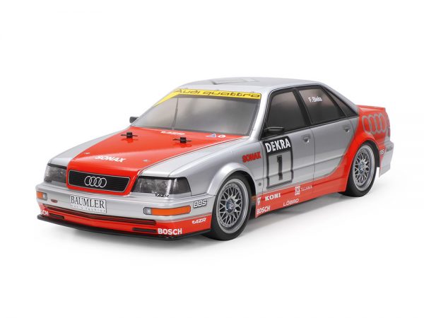 TAMIYA 58699A 1/10 RC 1992 Audi V8 Touring TT-02 No ESC, Motor included