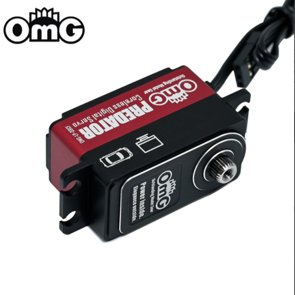 OMG LP-09CF-BK LP Coreless 7.4V 0.082sec 10.5kg (Black/Red/Violet)