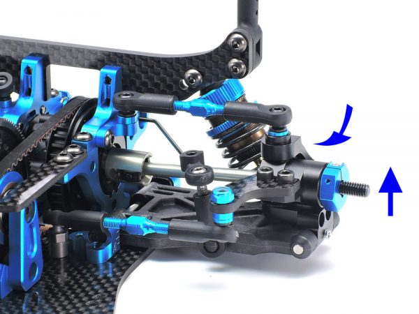 TAMIYA 54887 TRF420 Toe Control Rear Suspension Set