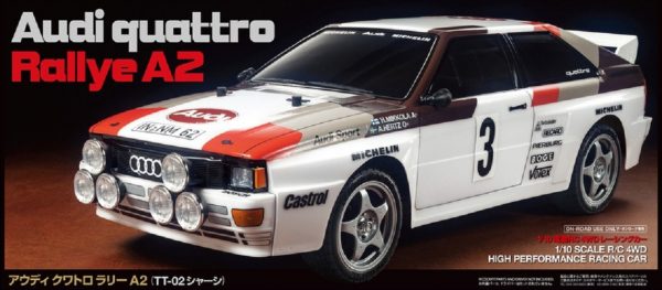 Tamiya 58667A Audi quattro Rallye A2 (TT-02)