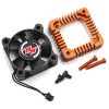HobbyWing 30850305 3010 Fan Adapter for XR10 Pro G2-Orange(W/3010 FAN)