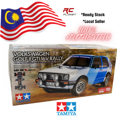 TAMIYA 58714A VWGolf II GTI 16V Rally MF-01X