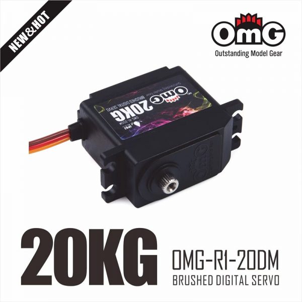 OMG R1-20DM Std Stainless Gear waterproof 7.4V 0.112s 23kg
