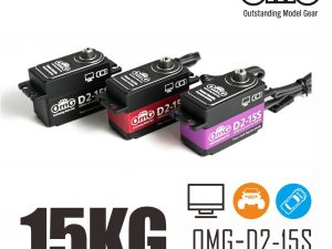 OMG LP-15CF LP Coreless 7.4V 0.058sec 16.5kg (Black/Red/Violet)