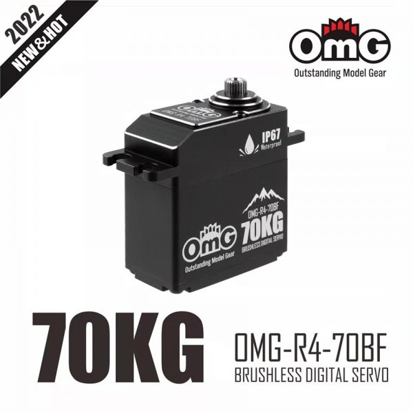 OMG R4-70BF Brushless IP67 8.4V 0.095s 70kg