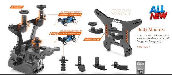 XRAY 350302 XRAY XT8E'24 - 1/8 LUXURY ELECTRIC RACING TRUGGY