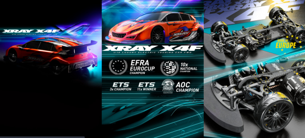 XRay 300204 XRAY X4F'25 - 1/10 LUXURY ELECTRIC TC FWD