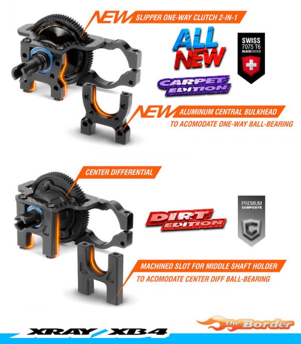 XRAY 360012 XB4C'23 - 4WD 1/10 ELECTRIC OFF-ROAD CAR - CARPET EDITION