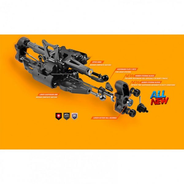 XRAY 350159 XB8E'22 - 1/8 LUXURY ELECTRIC OFF-ROAD CAR