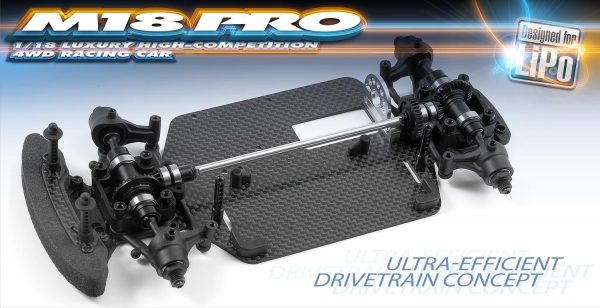 XRAY 380003 XRAY M18 PRO LiPo - 4WD SHAFT DRIVE 1/18 MICRO CAR