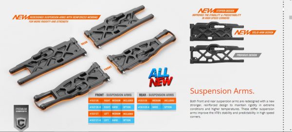 XRAY 350205 XT8'22 - 1/8 LUXURY NITRO RACING TRUGGY 
