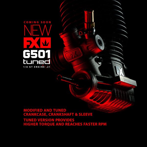 XRay 350504-C XRAY GTX'23 - 1/8 LUXURY NITRO ON-ROAD GT CAR + FX G501 TUNED COMBO
