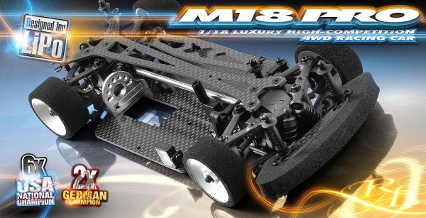XRAY 380003 XRAY M18 PRO LiPo - 4WD SHAFT DRIVE 1/18 MICRO CAR