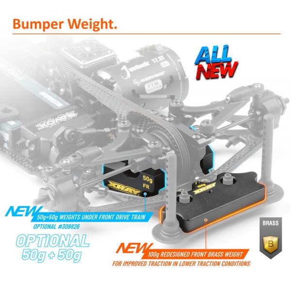 XRay 300204 XRAY X4F'25 - 1/10 LUXURY ELECTRIC TC FWD