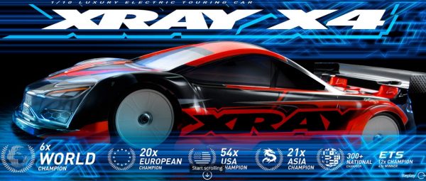 XRay 300036 XRAY X4'23 - ALU FLEX EDITION - 1/10 LUXURY ELECTRIC TC