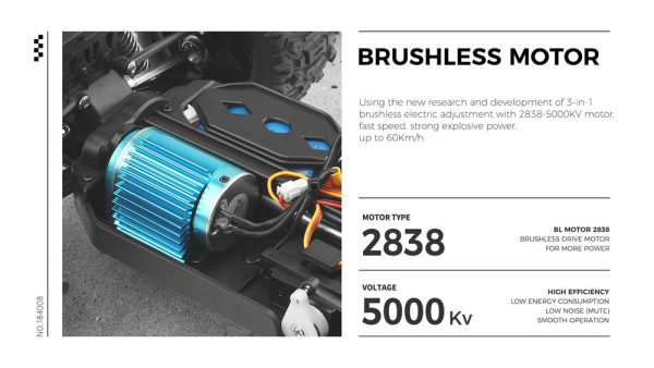 WLToys 184008 1/18 60KM/H Brushless 4WD