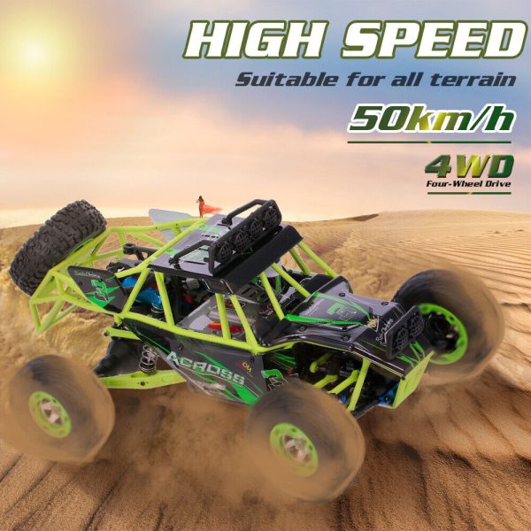 WLToys 12427 2.4G 1:12 4WD 50km/h RC rock-climber