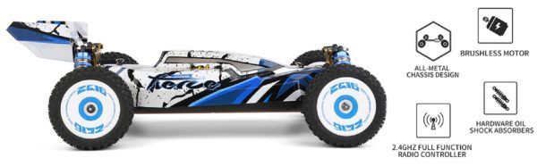 WLToys 124017 2.4G 1:12 Brushless 4wd 75Km/h RC racing car RTR
