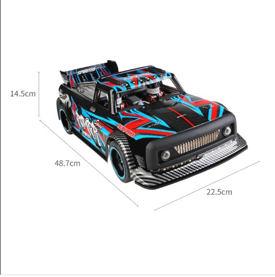 WLToys 104072 2.4Ghz 1:10 4WD 60Km/h drive flat sports car brushless