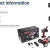 WL Toys 124008 1/12 electric 4WD drive racing car 60Km/H-3S brushless