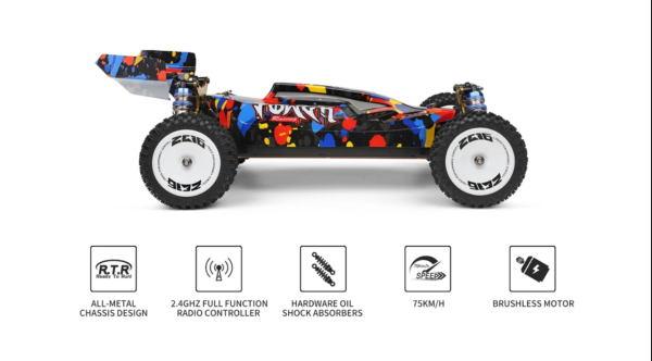 WLToys 124007 1:12 Electric 4WD racing car 75KM/H