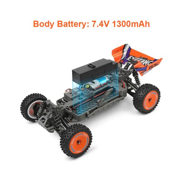 WLToys 124010 1/12 electric 4WD drive racing car 55km/h Black/Orange