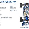 WLToys 124017 2.4G 1:12 Brushless 4wd 75Km/h RC racing car RTR