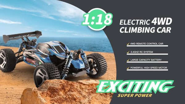 WLToys 184011 1:18 4WD 30km/h RC high speed off-road car