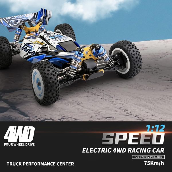WLToys 124017 2.4G 1:12 Brushless 4wd 75Km/h RC racing car RTR