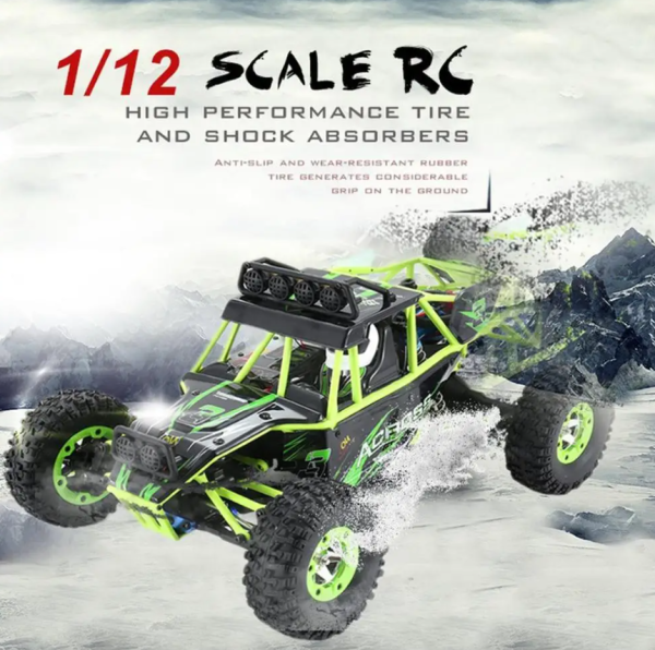 WLToys 12427 2.4G 1:12 4WD 50km/h RC rock-climber