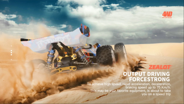 WLToys 124007 1:12 Electric 4WD racing car 75KM/H