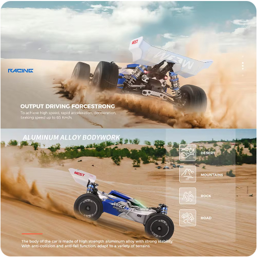 WLToys 144011 1:14 4WD 60Km/h high speed off-road Buggy
