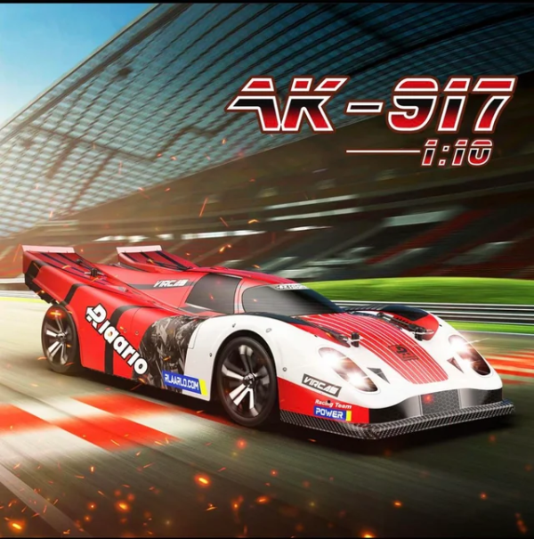 RLAARLO AK-917 1/10 Carbon Fiber Brushless RTR, Supercar, AK-917 Red/Blue