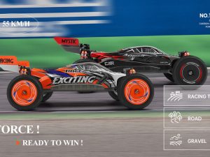WLToys 124010 1/12 electric 4WD drive racing car 55km/h Black/Orange