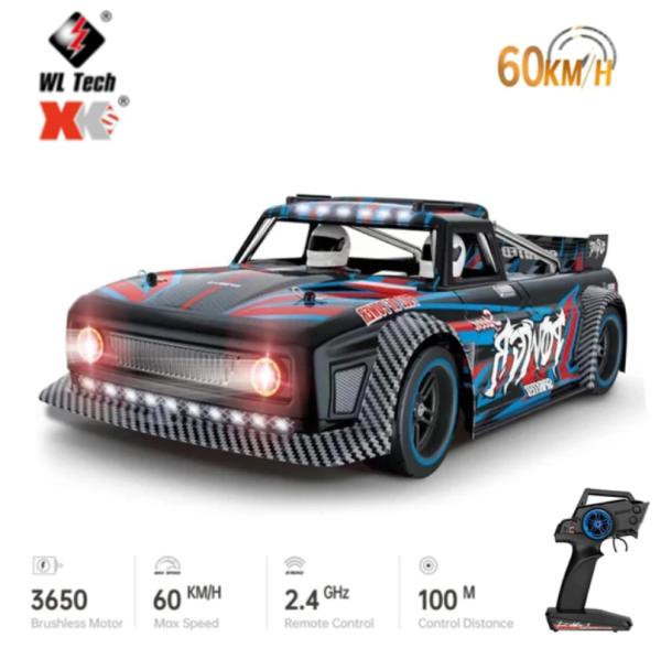 WLToys 104072 2.4Ghz 1:10 4WD 60Km/h drive flat sports car brushless