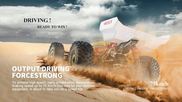 WLToys 144010 1:14 brushless 4WD 75Km/h RC high speed off-road car