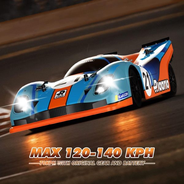 RLAARLO AK-917 1/10 Carbon Fiber Brushless RTR, Supercar, AK-917 Red/Blue
