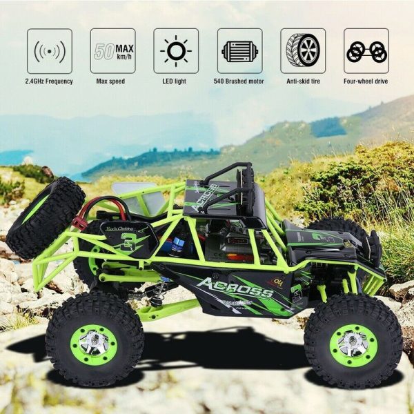 WLToys 12427 2.4G 1:12 4WD 50km/h RC rock-climber