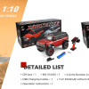 WLToys 104020 1/10 big RC ROCK CRAWLER Car Silver/Red